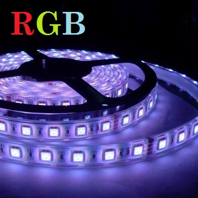 1m. RGB LED Лента 30 leds SMD5050 7,2W